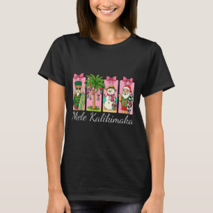 Mele Kalikimaka Trocal Christmas Hawaiian Holiday T-Shirt