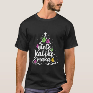 Mele Kalikimaka Tropical Christmas Hawaiian Santa  T-Shirt