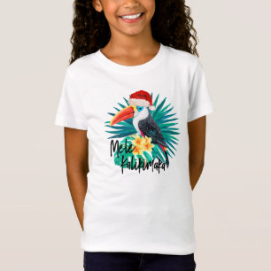 Mele Kalikimaka Tropical Jungle Birds T-Shirt