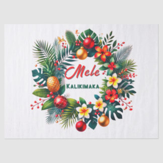 Mele Kalikimaka -Tropical Xmas Tissue Paper