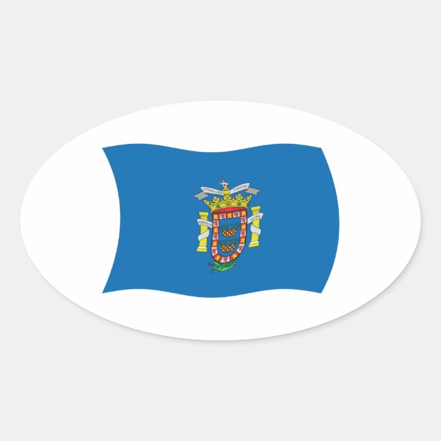 Melilla Flag Sticker (Front)