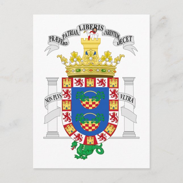 Melilla (Spain) Coat of Arms Postcard (Front)