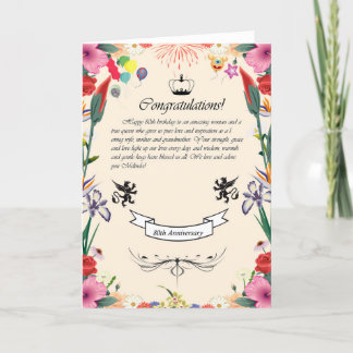 Melinda's 80th Birthday  Greeting Card