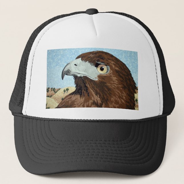 Melinistic Red-tail- textile Trucker Hat (Front)