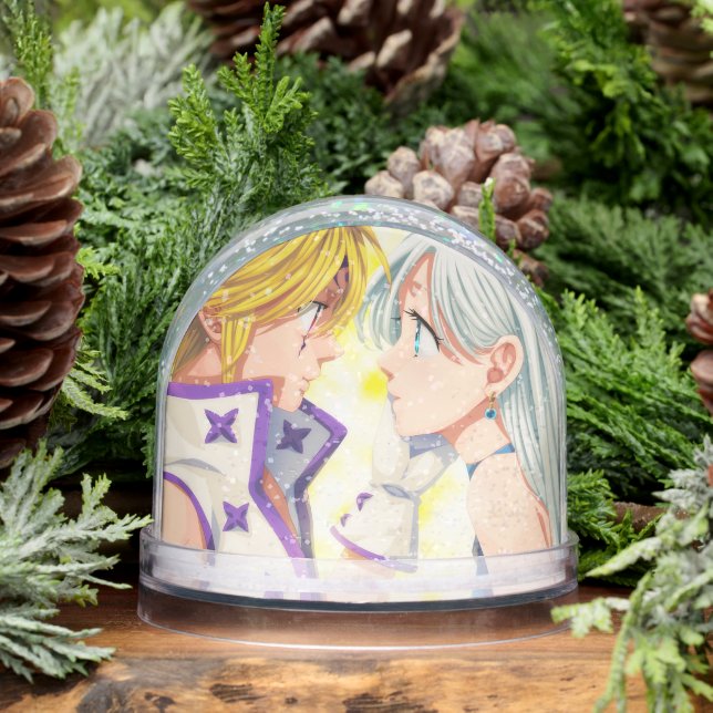 Melioda and elizabeth snow globe (Winter)