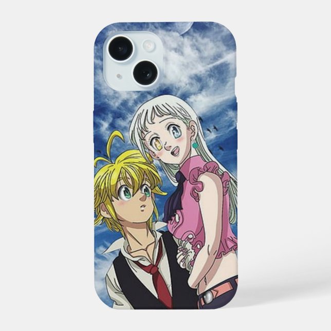 Meliodas and Elizabeth iPhone 15 Case (Back)