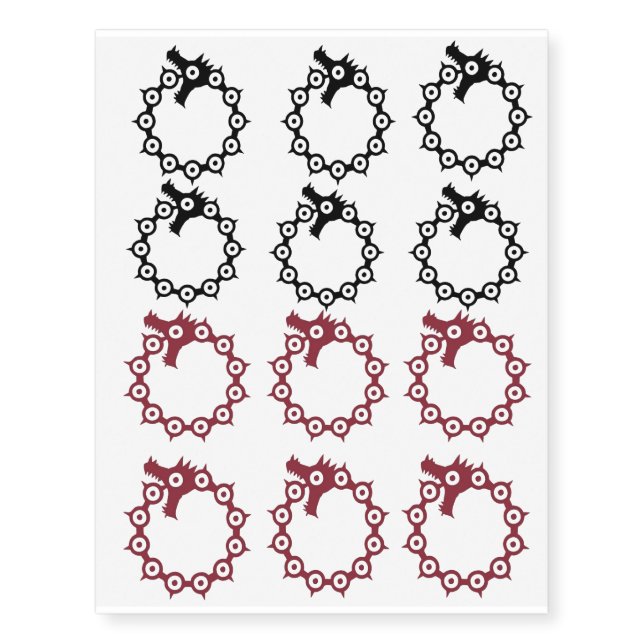 Meliodas temporary Tattoos (Front)