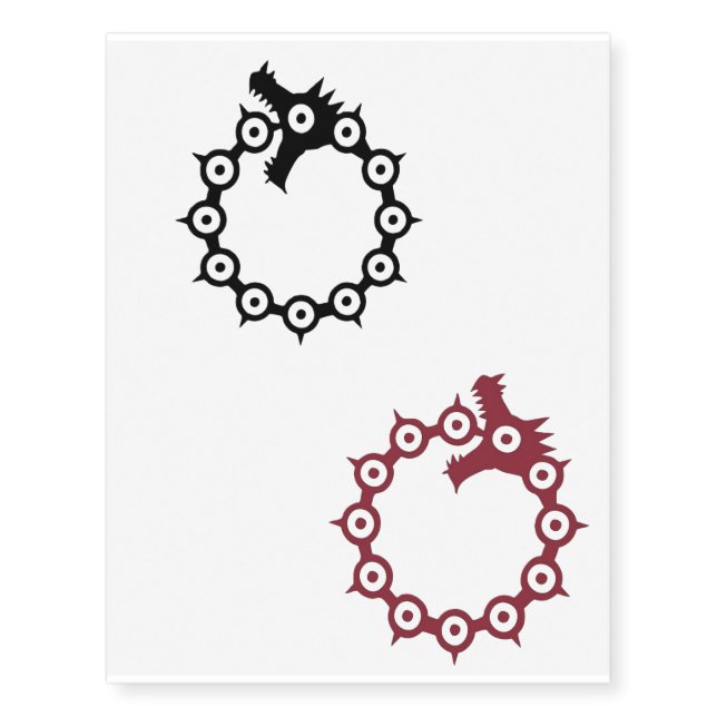 Meliodas temporary Tattoos (Front)