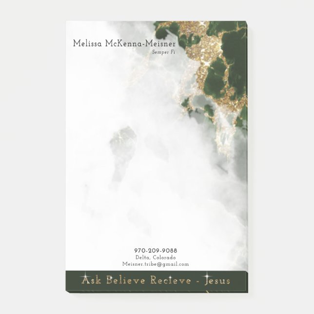 Melissa 2 post-it notes (Front)