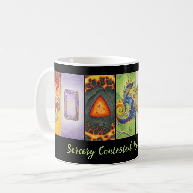Melissa A Benson Sorcery Sampler Coffee Mug (Front Left)