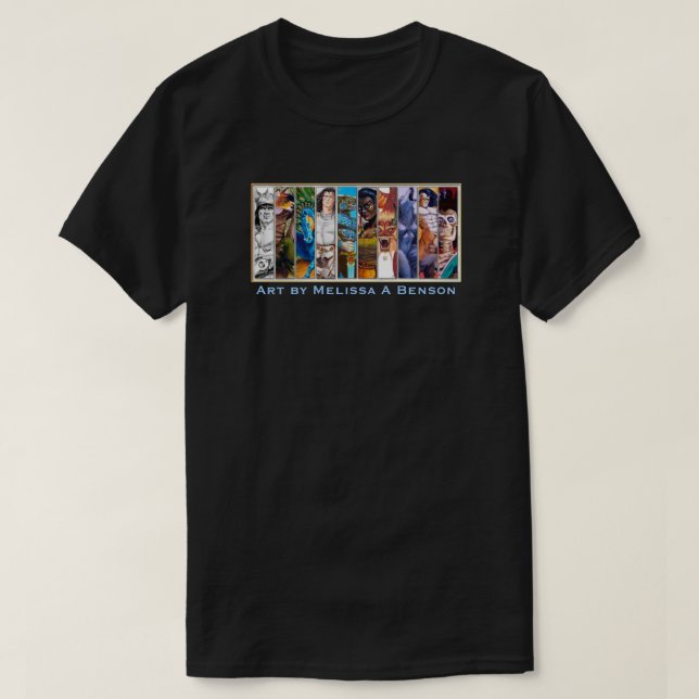 Melissa Benson Fantasy Sampler T-Shirt (Design Front)