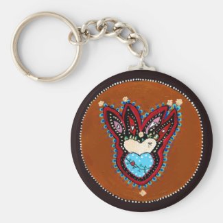 melissa campagnoli hearts keychain