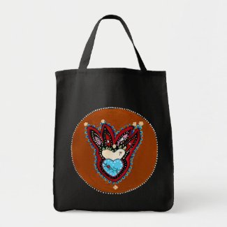 melissa campagnoli hearts tote bag