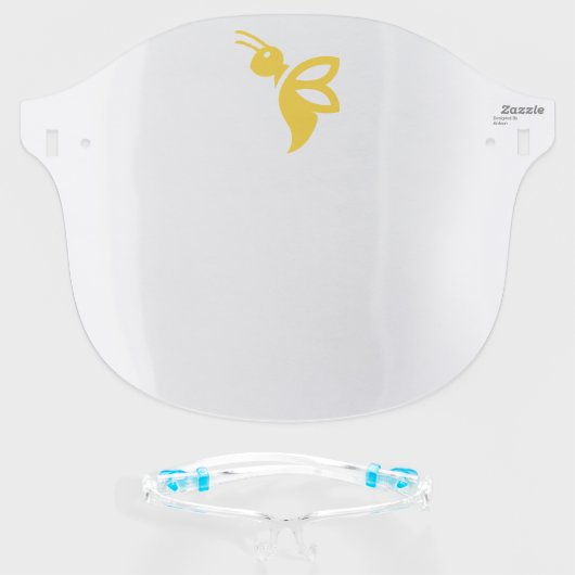 Melissa Face Shield (Front w/Glasses)