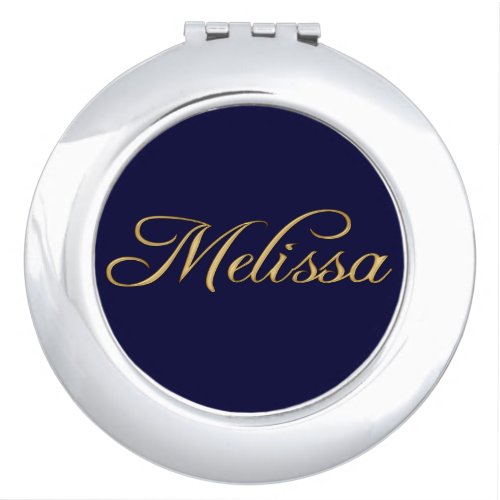 MELISSA Name Branded Gift for Women Compact Mirror