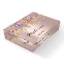 Melissa  NAME MEANING Holographic Rose Gold Paperweight