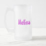 Melissa-Name Style-Frosted Mug