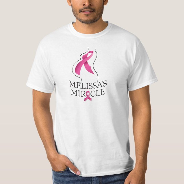 Melissa’s Miracle Men's cotton race day tshirt (Front)