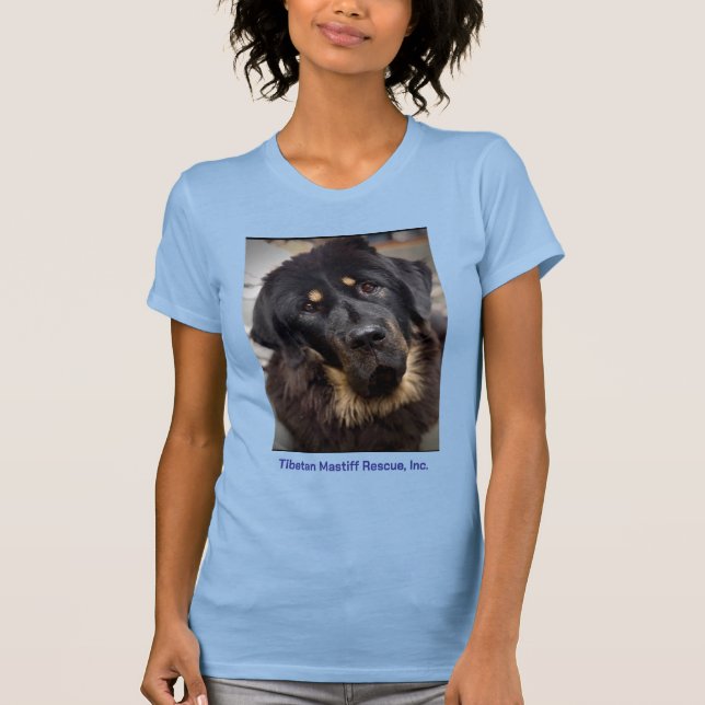 Melissa Tibetan Mastiff Head shot T-Shirt (Front)