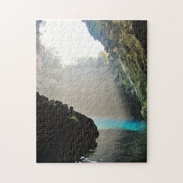 Melissani Cave (Kefalonia) Jigsaw Puzzle (Vertical)