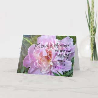 MELISSA'S FLOWER Greeting Card