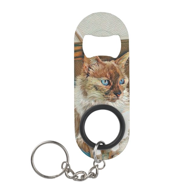 Melissa's Painting Keychain Bottle Opener (Front)