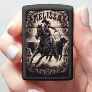 Melissa's Rodeo Ride Zippo Lighter