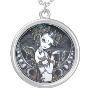 "Melita" Tribal Fusion Dancer Angel Necklace