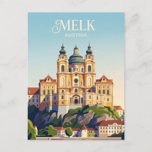 Melk Abbey Austria Postcard
