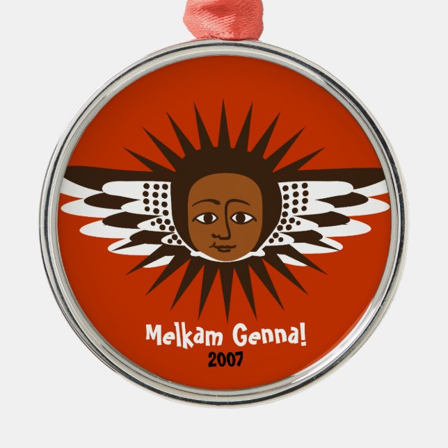 Melkam Genna Adoption Angel Ornament (Front)