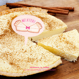 MELKTERT Afrikaanse Boeremeisie Cake Topper