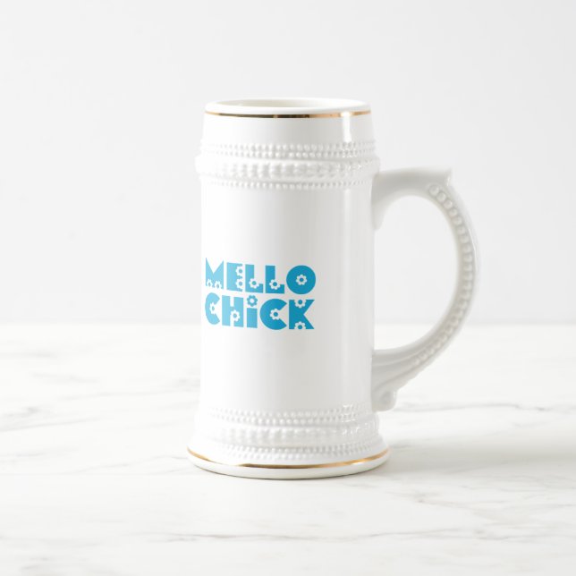 Mello Chick Beer Stein (Right)