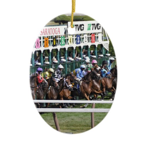 Mellon Turf Ceramic Ornament