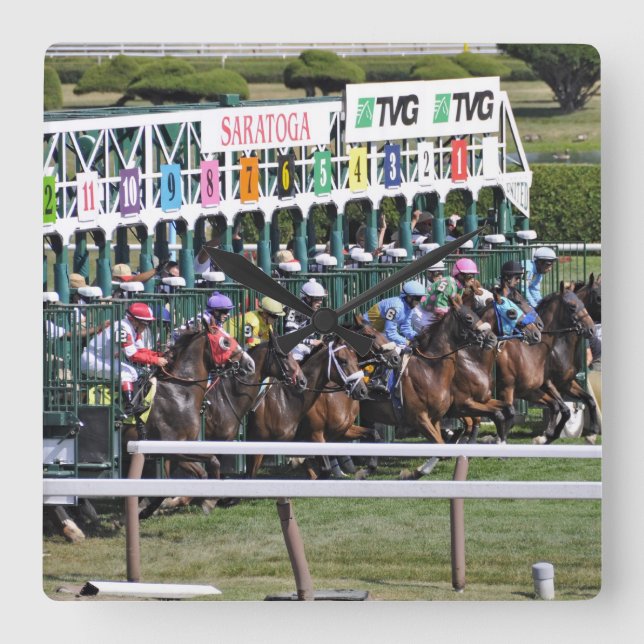 Mellon Turf Square Wall Clock (Front)