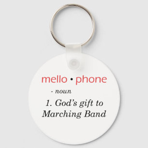 Mellophone - God's Gift to Band Keychain