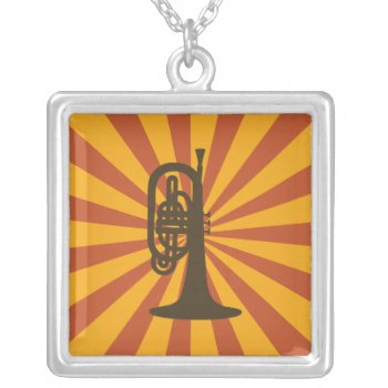 Mellophone Necklace by marchingbandstuff at Zazzle