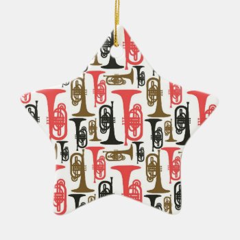 Mellophone Ornament by marchingbandstuff at Zazzle