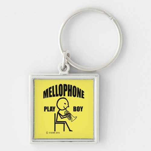 Mellophone Play Boy Keychain