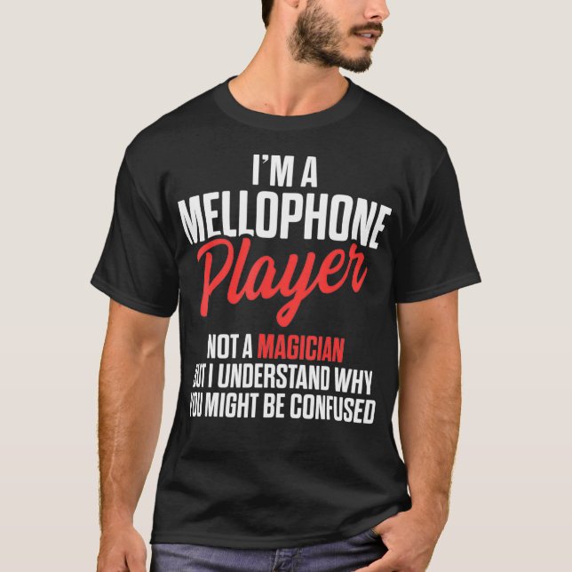 Mellophone Player Magician Mellophonist  T-Shirt (Front)