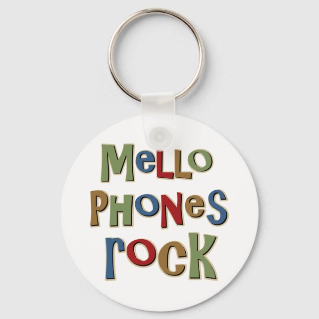 Mellophones Rock Keychain (Front)