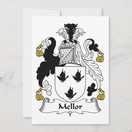 Mellor Family Crest (Front)
