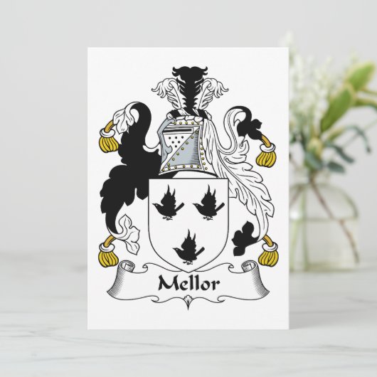 Mellor Family Crest (Standing Front)