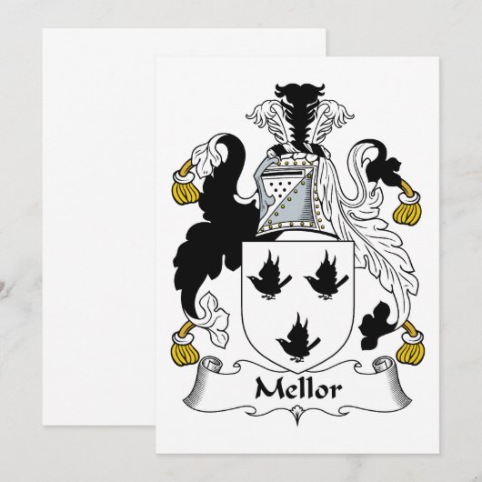 Mellor Family Crest (Front/Back)