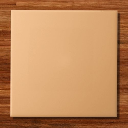 Mellow Apricot Solid Color Ceramic Tile