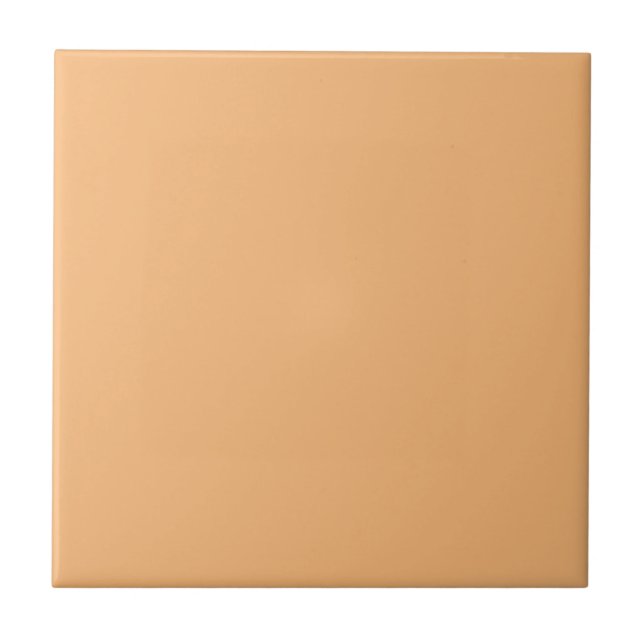 Mellow Apricot Solid Color Ceramic Tile (Front)