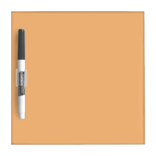 Mellow Apricot Solid Color Dry Erase Board