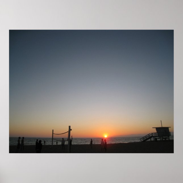 Mellow at the Beach Poster (Front)