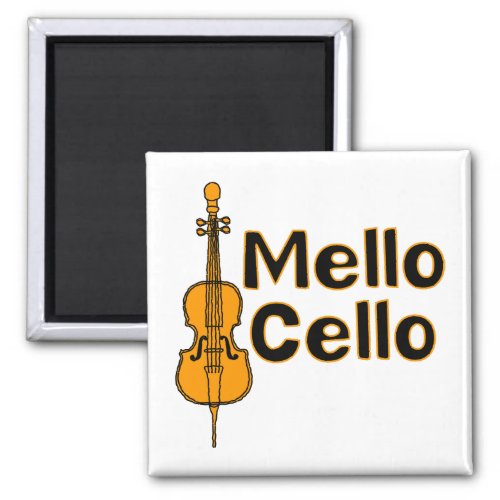 Mellow Cello Magnet