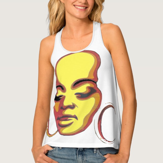 mellow girl Women's Tank Top (Front)