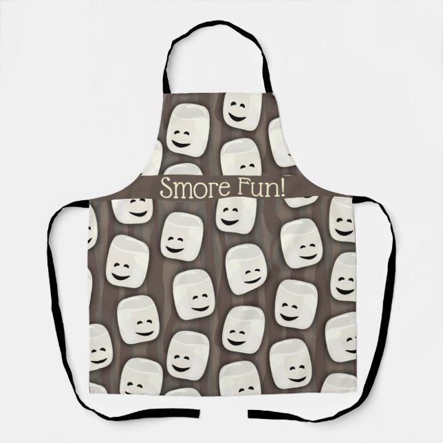 Mellow Marshmallows Fun Happy Candy Apron (Front)